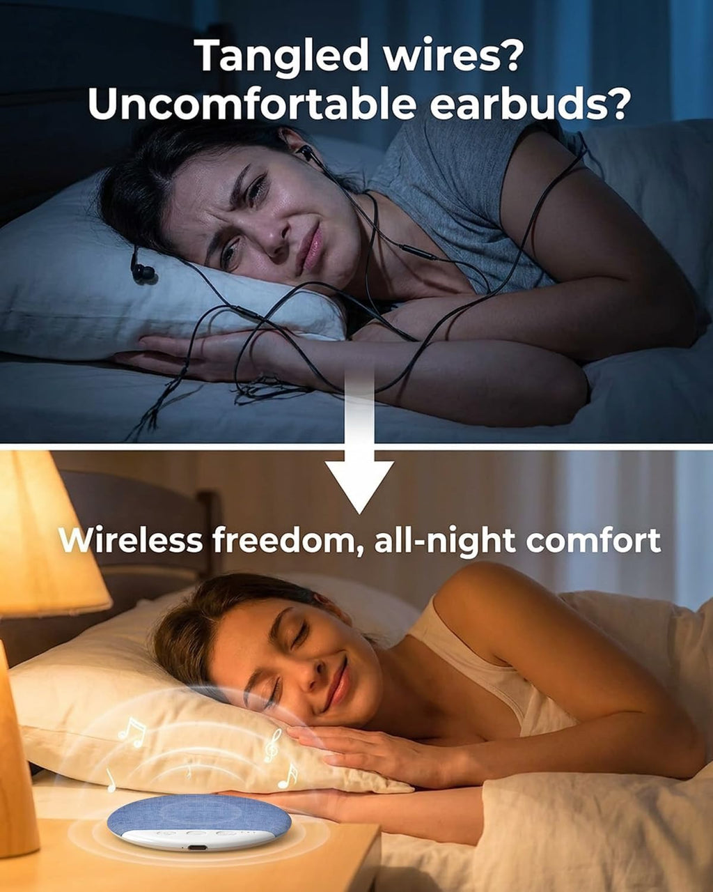Bluetooth Sleep Speaker with White Noise Machine and Timer