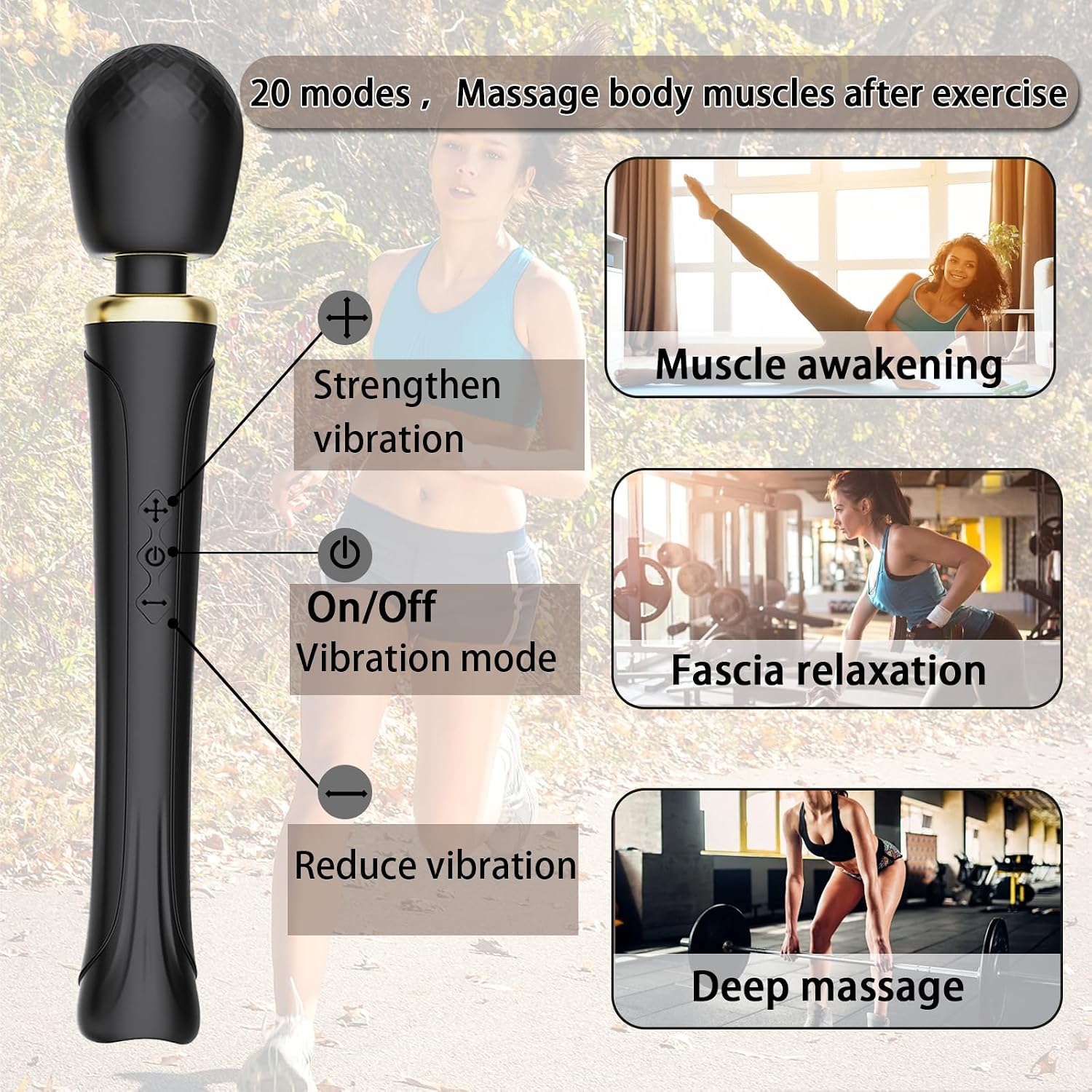 Handheld Massager-Cordless VIbrating Massagers