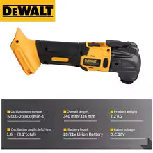 DEWALT DCS356 Brushless Oscillating Multi-Tool Rechargeable Quick Blade Change for Sanding Trimming Grinding Cutting Jobs