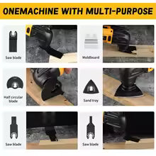 DEWALT DCS356 Brushless Oscillating Multi-Tool Rechargeable Quick Blade Change for Sanding Trimming Grinding Cutting Jobs