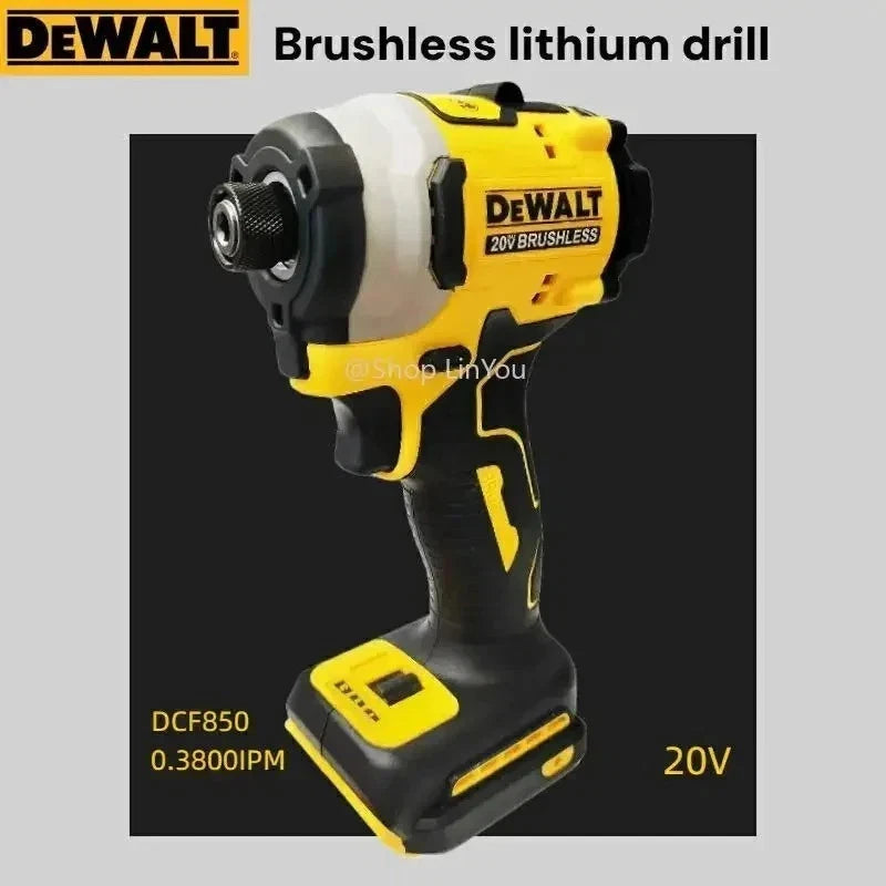 DEWALT DCF850B ATOMIC 20V MAX 1/4 inch Cordless Impact Driver (Tool Only) -...